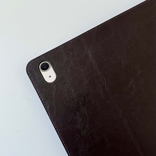 iPad Air 4 Case - Air 4th Gen-Genuine Leather Cover - Pencil Holder -Sleep/Wake - Picture 7 of 11