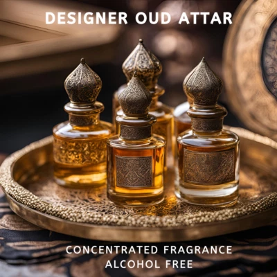 SERENE SCENTS Concentrated Premium Oud Attar 10ml - Perfume Oil - Alcohol Free - Long Lasting
