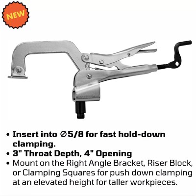 Workbench Surface Hold Down Clamp Plier for 5/8'' Dog Hole Welding Fixture Table