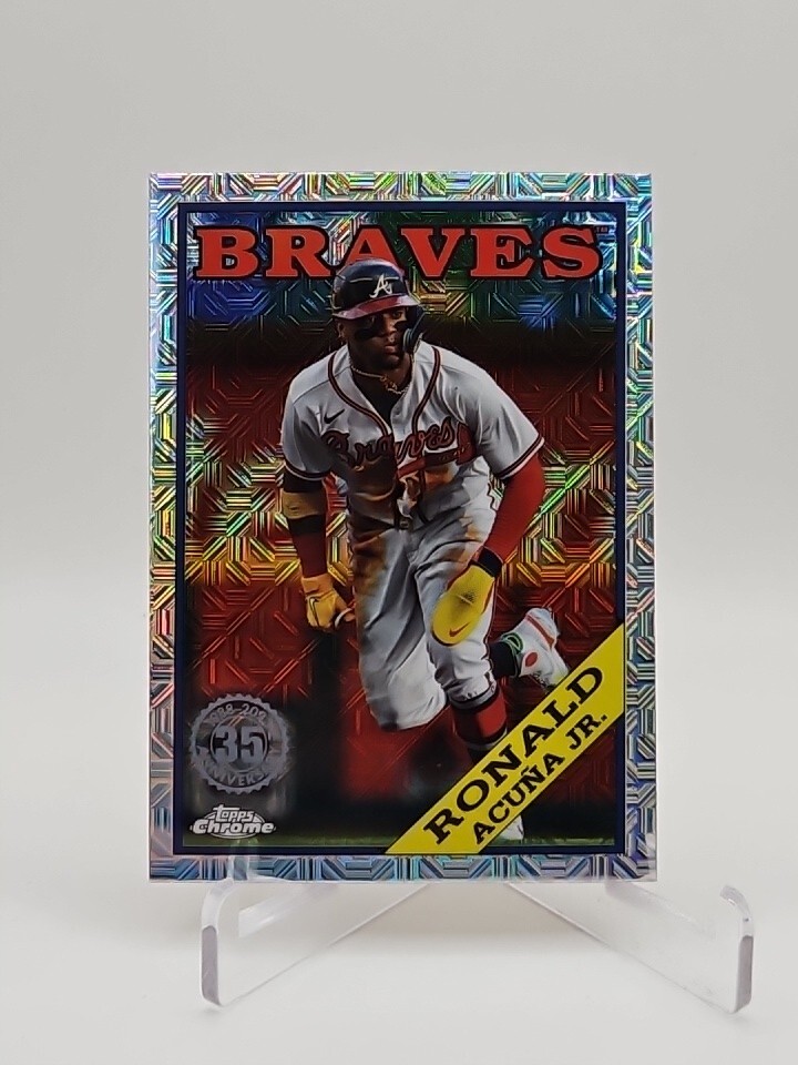 2023 Topps Silver Pack 1988 Chrome #T88C1 Ronald Acuna Jr Atlanta Atlanta Braves