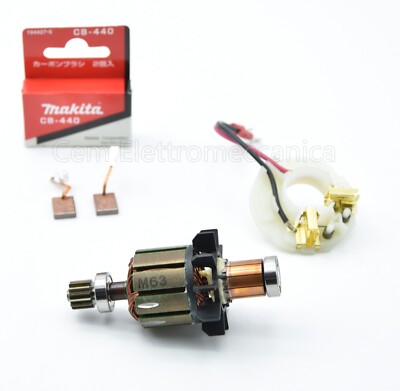 Spazzole di carbone per avvitatore a percussione Makita BHP450, BHP451, BHP452, BHP454