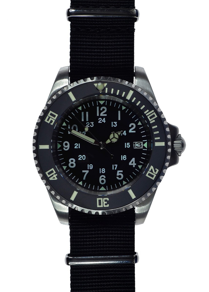 MWC Military Dive Watch, Self Winding Auto with Ceramic Bezel
