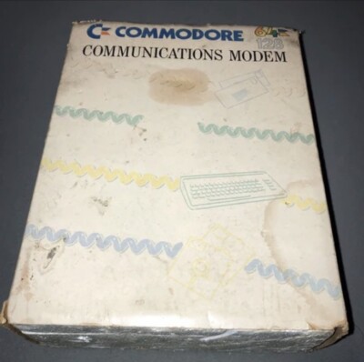KOMMUNIKATIONSMODEM - Commodore 64/128 - verpackt und komplett