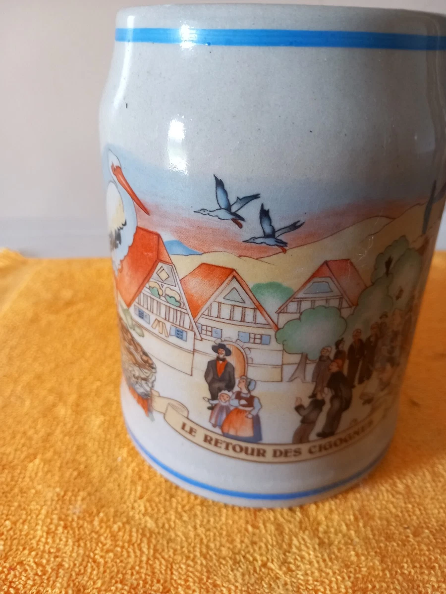 Cruche De Bar Ancienne Kanterbrau En Verre Transparent - Collection Publicitaire