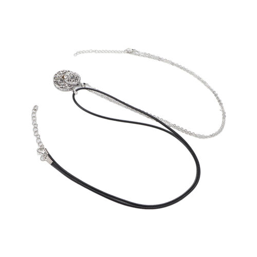 2pcs Couple Necklace Fashionable Alloy Sun Moon Shaped Pendant Magnet Neckla AP9