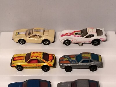 Vintage 1970s 1980s 90s Hot Wheels Diecast Metal Toy Cars Lot 8