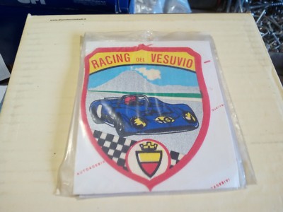 TOPPA RACING VESUVIO DA CUCIRE ORIGINALE ANNI 80 FONDO DI