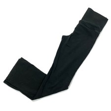 PINK Womens Bootcut Yoga Pants Black Stretch Pull On Activewear Athletic Knit M