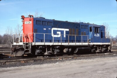 Grand Trunk Western (GTW) - GP9 - #4136 - Original 35mm Slide | eBay