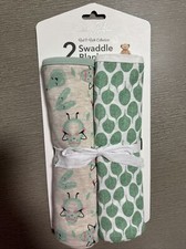 RENE ROFE Baby Swaddle Blankets-Set of 2 Brand New See Pics