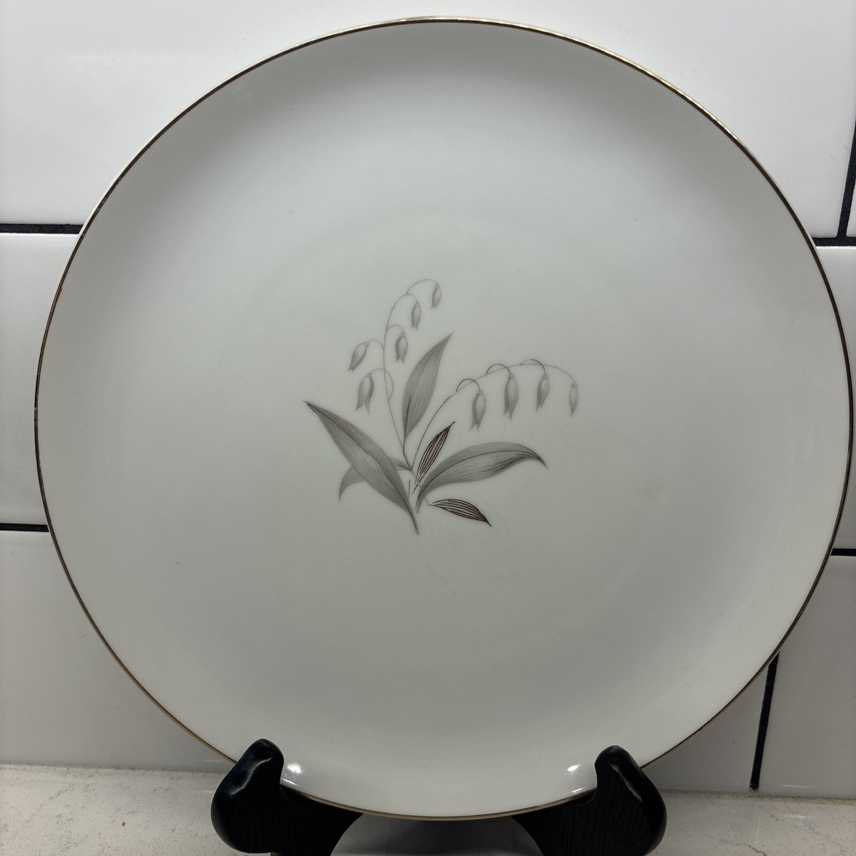 USAで購入 カイソンズ/Golden Rhapsody プレート５枚　#263 Kaysons Fine China Japan Dinner Plate, Golden Rhapsody - Made in