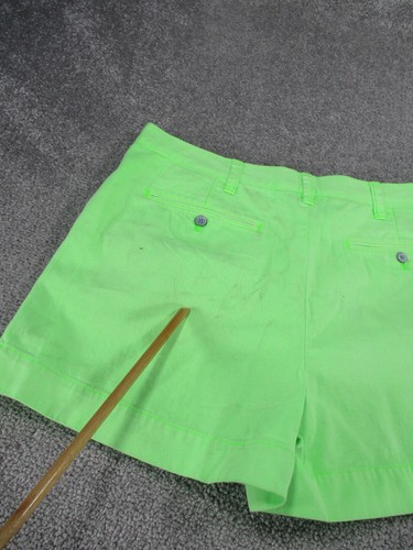 Polo Ralph Lauren Shorts Womens 14 Green Cotton Twill NEW *Read - Picture 13 of 13