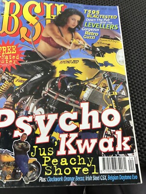 Back Street Heroes Ausgabe 168 April 1998 Psycho Kwak Peachy Shovel T270 3919 