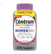 Centrum Silver Multivitamins for Women Over 50,Supplement Tablets,275 ct.
