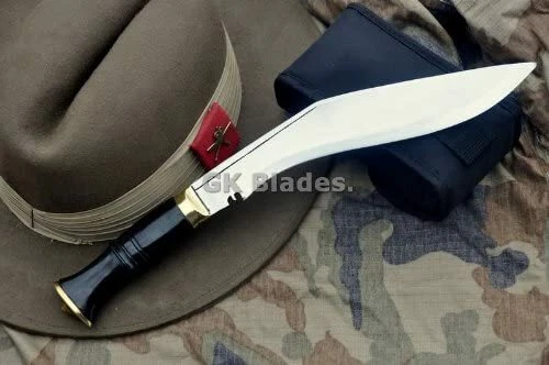 Genuino Gurkha 10" KUKRI Oficial Emitido Mango de Cuerno, Hecho a Mano en Nepal Por GK&CO Foto 2 de 4