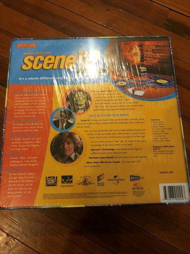 NEW Scene It ? Movie Edition The DVD Game Game Pack - Sealed Metal Box - Picture 2 of 2