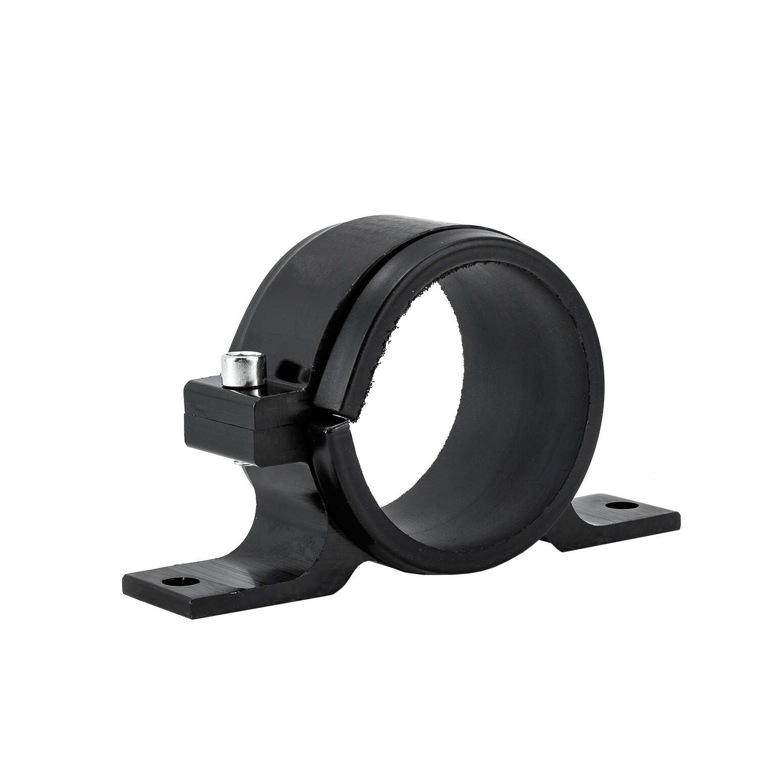 Black Car External Fuel Pump Filter Bracket Mounting Clamp Cradle Holder 60mm