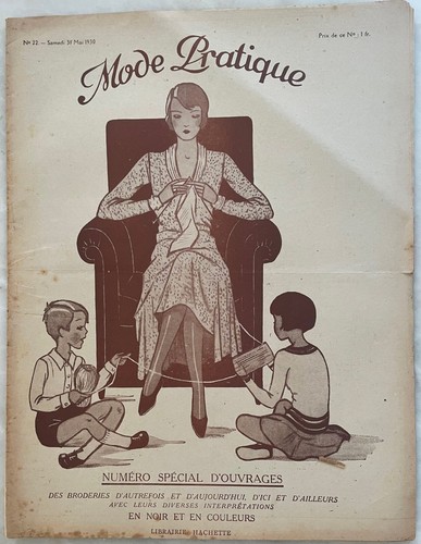 MODE PRATIQUE n° 22 du Samedi 31 Mai 1930 ancienne revue couture pour femme - 第 1/3 張圖片