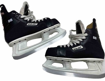 Bauer International 88 [ SR 7.5 D 263mm ICM ] Ice Hockey Player Skates Vintage