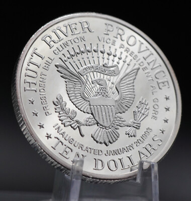 1993 President Bill Clinton Hutt River Province 1oz 999 FINE