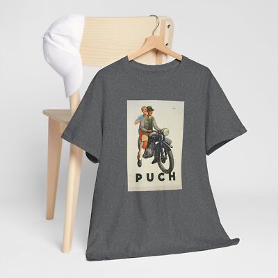 Vintage Motorbike Retro Tee, Motorcycle Graphic Shirt, Unisex Cotton Top, Biker