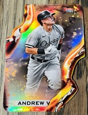 2021 Bowman's Best #HW-25 Andrew Vaughn Heatwave Die Cut Chicago White Sox