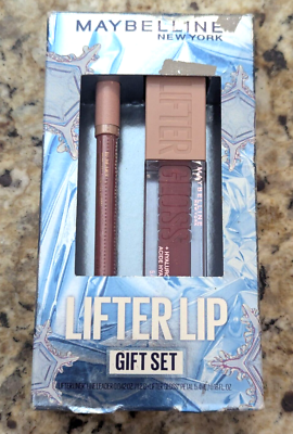 Maybelline Lifter Lip 2 Piece Gift Set Liner Lip Gloss Petal | eBay