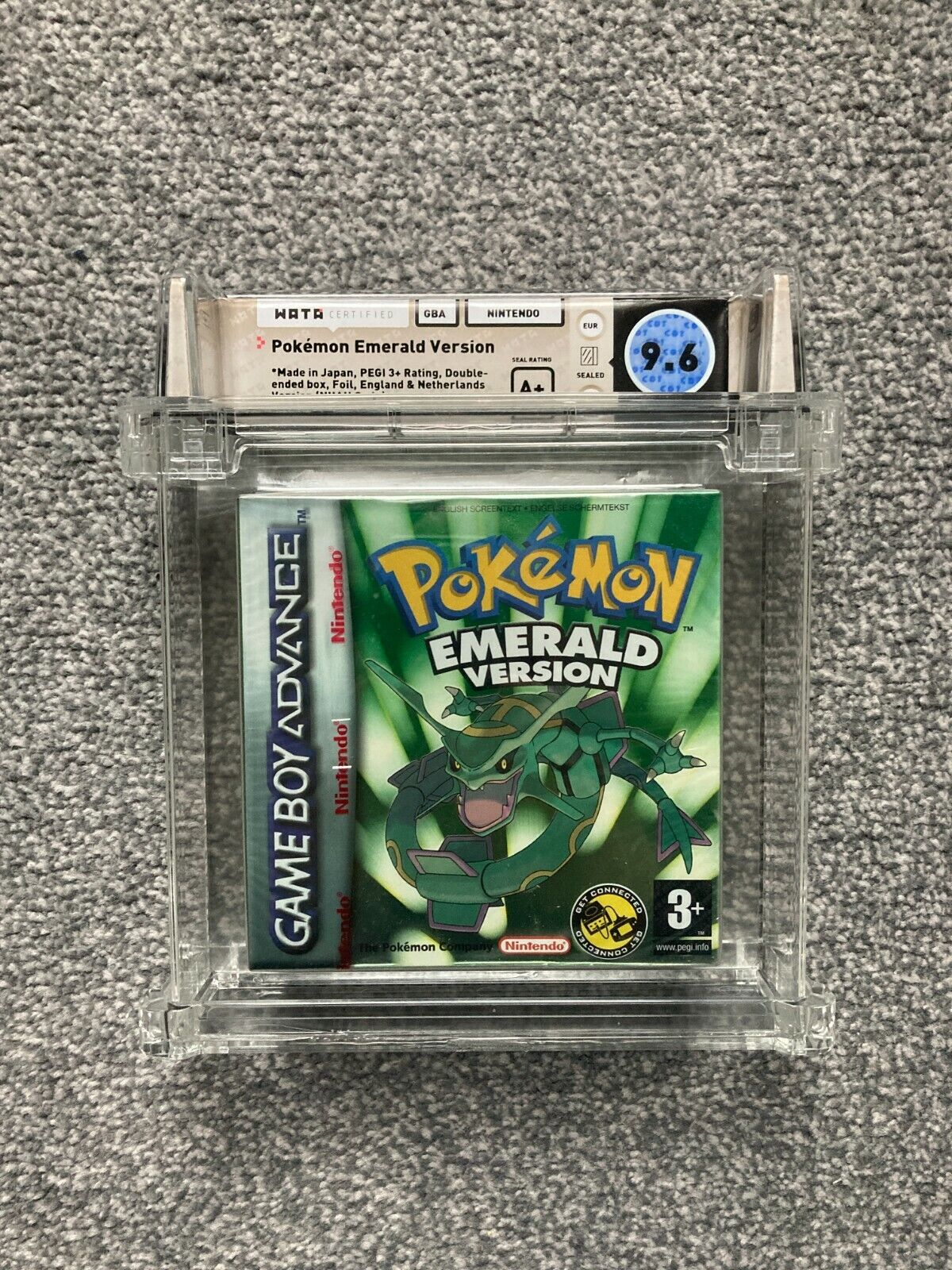 Pokémon Emerald, Graded 9.6 WATA A+, Auctioning At ComicConnect