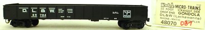 Micro Trains Line 48070 DL&W Lackawanna Drop 50ft End Gondola 1:160 OVP 081G å*