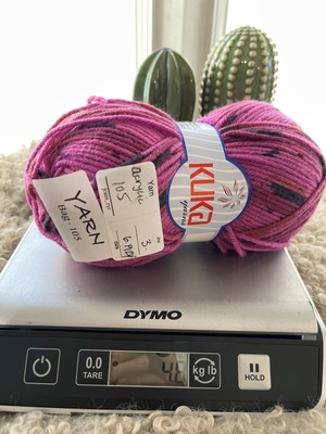 YARN 105 KUKA YARNS MADE IN TURKEY 4.8OZ