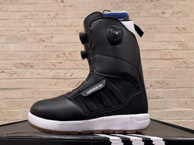 ADIDAS RESPONSE 3MC ADV BOA SNOWBOARDING BOOTS MENS size 9.5 BLACK WHITE EG9391