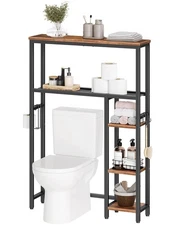 Over The Toilet Storage Cabinet, Freestanding Bathroom Organizer with Toilet ...