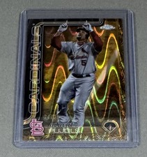 2025 Topps Gilded Albert Pujols Gold Raywave 24/25 Cardinals