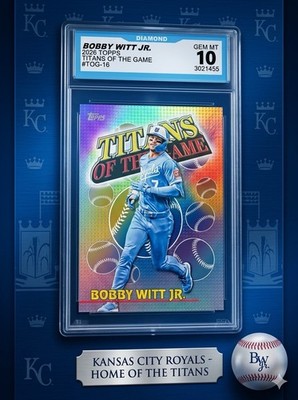 ゲームセンター・ゲームカード BOBBY WITT JR. RARE GEM 💎 MINT 10 BOBBY WITT JR. 2026 TOPPS TITANS OF THE GAME