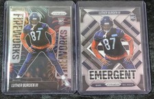 2025 Panini Prizm - Fireworks Luther Burden #20 (RC) W/BONUS Emergent!