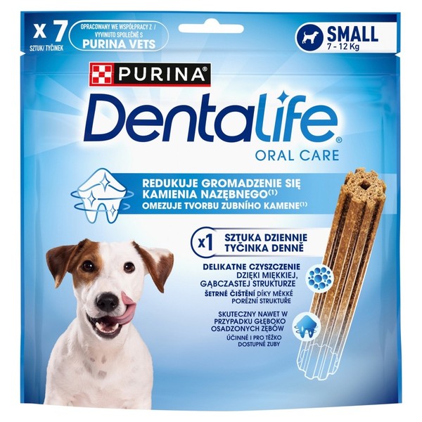 Purina Dentalife Zahnleckerli 7Stk FüR Ausgewachsene Hunde Kleiner Rassen-image