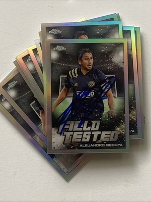 Alejandro Bedoya Auto 2022 Topps Chrome MLS Field Tested FT-14 Union 