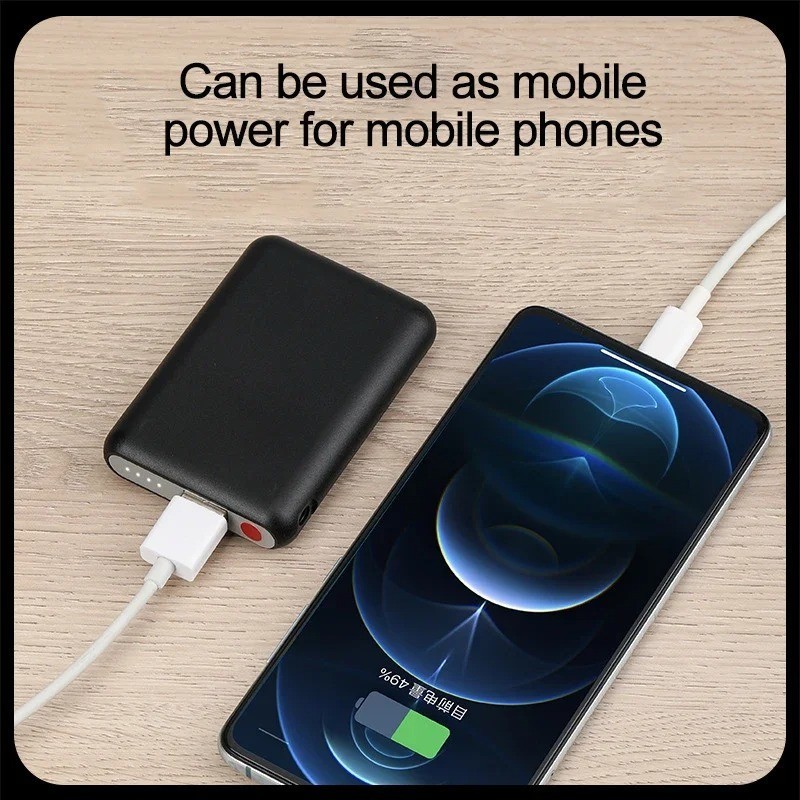 2Pack 5V 5000mAh Li-Polymer Rechargeable Batteries for Heated Socks Gloves Ha