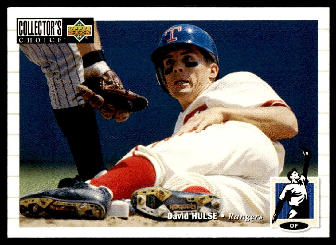 1994 Collector's Choice David Hulse Texas Rangers #142