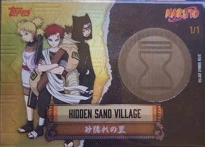 Naruto Nindo Topps 2025 Relic Engineered Hidden Sand Village 1/1