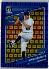 2021 Donruss Optic #126 Walker Buehler BLUE PANDORA PRIZM /99