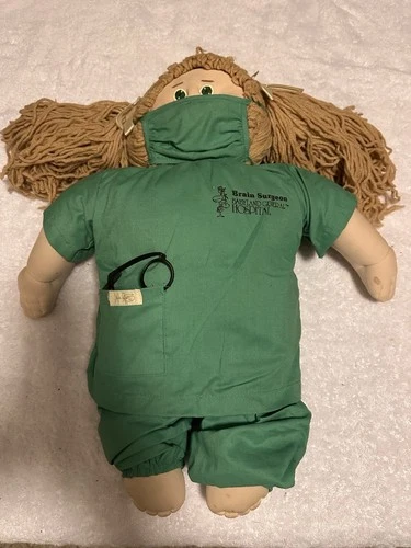 RARE Babyland General Hospital Brain Surgeon Cabbage Patch Doll 1981