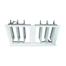 Dayton 3Hhr6 24 In 26"H-W Aluminum Ceiling Truss Damper, 30 In X 24 In, Aluminum