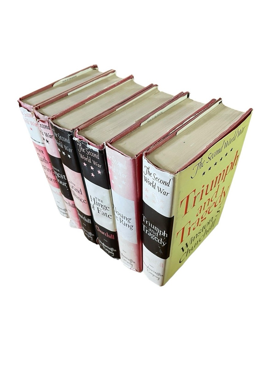 Winston Churchill The Second World War Books Six Volume Set 1948