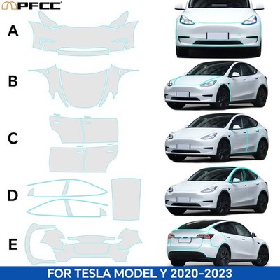 2020-2024 Tesla Model Y Full Car Precut Kit Paint Protection Film Matte PPF TPU