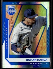 2021 Panini Elite Extra Edition #146 Rohan Handa Aspirations Blue Card 0302H