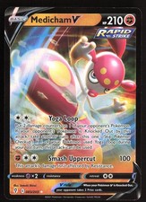 Pokemon Medicham V Holo SWSH07: Evolving Skies 083/203 NM