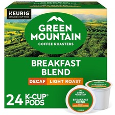 Decaf Breakfast Blend Light Roast K-Cup Coffee Pods 24 Count