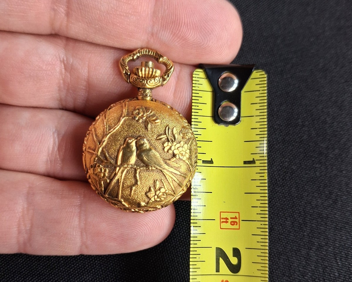 Majestime 17 Jewels Love Birds Mini Pocket Watch PLEASE READ | eBay