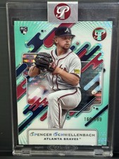 2025 Topps Pristine - Spencer Schwellenbach #17 Aqua Refractor /199 (RC)